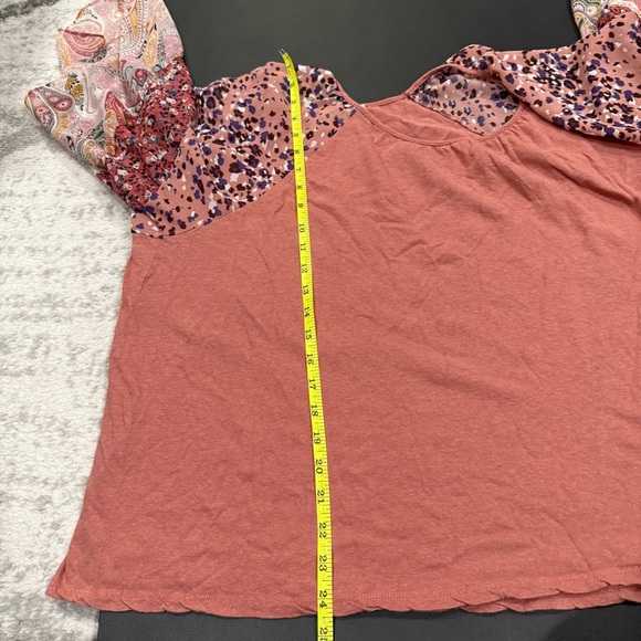 Umgee Pink Linen Long Sleeve Shirt - Picture 8 of 8